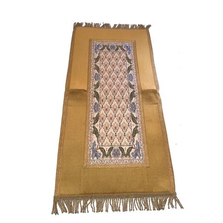 MADE4MANSIONS 12 x 70 Belgium Fouquete Table Runner, Gold MA2570181